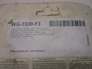 Bremsbelag Bremsklotz Ducati Multistrada 1100 S hinten Bremssattel WG-7330-F3 - Bild 4