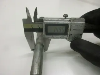 Kawasaki GPZ 305 EX305A Steckachse vorne 15 mm Achse Vorderrad Felge axle - Bild 3