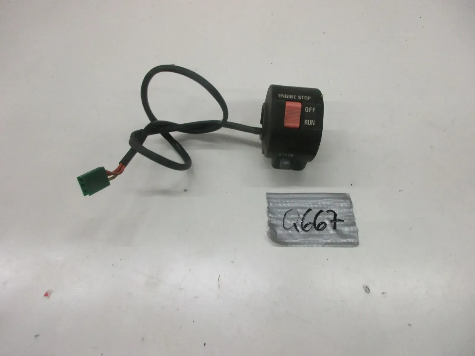 Q667. Kawasaki GPZ GPX Lenkerschalter rechts Lenker Schalter Lenkarmatur switch - Bild 1