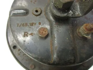 Hupe mit Halter B241 BMW R50 R60 Horn rechts Klaxon ETF-4D Signal 12V - Bild 7
