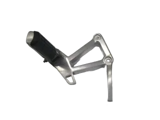 2. Yamaha FZS 600 Fazer RJ 02 Fußraste hinten links mit Halter - Bild 2