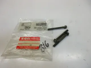 B16. Suzuki RMX 250 DR-Z 400 Schraube Motor Motordeckel Kurbelgehäuse 01547-0655 - Bild 1