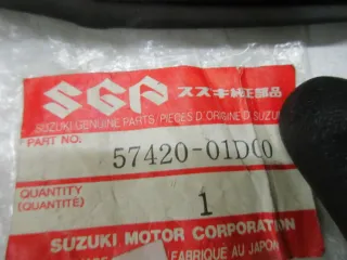 A113. Suzuki GS 500 E_T Bremshebel für Bremspumpe Hebel Lenker brake 57420-01D00 - Bild 3