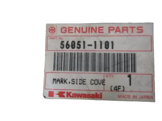 A1798 Kawasaki VN 750 Twin Dekor 56051-1101 Emblem oben Tank - Bild 2