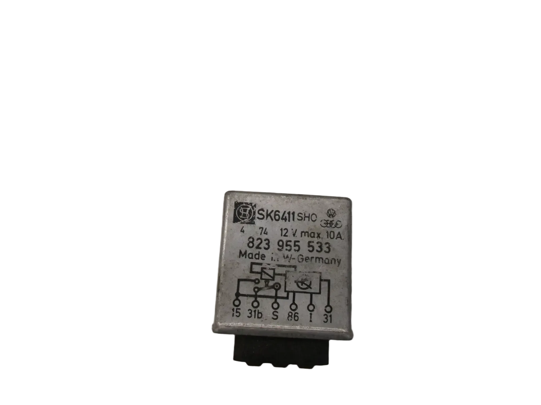 Q1366 VW AUDI Relais 823955533 Steuerrelais 12V Schalter 10A Elektronik - Bild 1