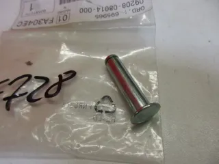E728. Suzuki SV 1000 S VL 1500 Stift Bolzen 09208-08014 Fußraste Pin Sicherung - Bild 2