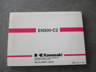 Kawasaki EN 500 C2 ET 99947-1228-01 Manuel du Proprietaire Benutzerhandbuch - Bild 3