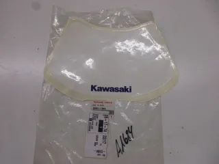 A1684 Kawasaki KLX 250 A Aufkleber Verkleidung Emblem vorne 56061-1044 Dekor Original - Bild 2
