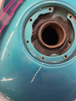X24 Kawasaki_Yamaha_Suzuki_Honda 600_750 Benzintank Tank Kraftstoffbehälter - Bild 6