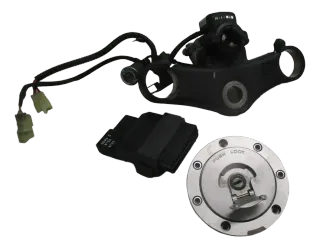 3. Honda CBR 600 F PC35 99-02 Schloßsatz Zündschloß CDI Tankschloß - Bild 1