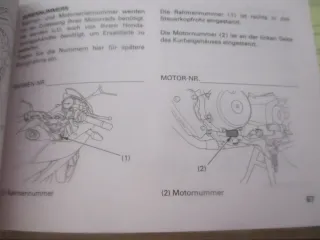 Honda CBF 125M JC40 Handbuch Bedienungsanleitung Fahrerhandbuch - Bild 3