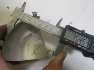 1. Yamaha XV 750 SE 5G5 Hitzeschild Hitzeschutz Auspuff Krümmer - Bild 4