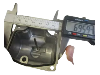 W1849 Yamaha XT 550 Schwimmergehäuse Vergaser unten Deckel Kammer - Bild 6