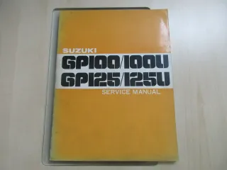 Suzuki GP 100 GP 125 Handbuch Wartungsanleitung Fahrerhandbuch Service Manual - Bild 1