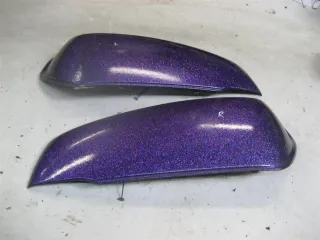 2. HONDA GL 1000 GL1 GOLD WING VERKLEIDUNG TANK LINKS RECHTS LILA TANKATTRAPPE - Bild 1