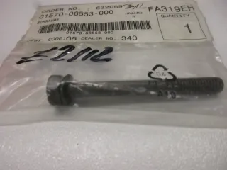 E2112 Suzuki RF 600_900 R Schraube Bolzen 01570-06553 Rahmen M6 x 55 bolt - Bild 2