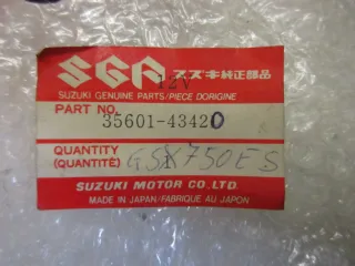 E1524. Suzuki GSX 750 ES Blinker vorne rechts o. links 35601-43420 Original Blinkleuchte - Bild 5