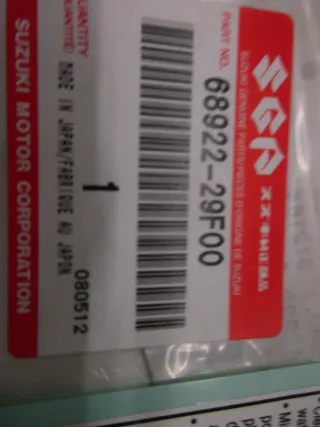 E1084. Suzuki SV 1000 S Aufkleber Dekor 68922-29F00 Emblem Verkleidung Schriftzug - Bild 3