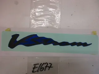 E1677. Suzuki DL 1000 V-Strom Aufkleber Dekor 68681-27G00-DWY Verkleidung Emblem Logo - Bild 2