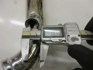Krümmerrohr Auspuff Krümmer F7. Harley Davidson Auspuffkrümmer pipe - Bild 4