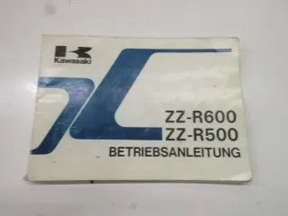Handbuch Fahrerhandbuch Kawasaki ZZR 600 ZZ-R 500 Betriebsanleitung 99923-1289-0 - Bild 1