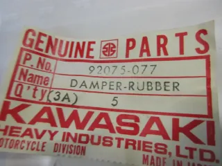 K346 Kawasaki H1 H2 F6 F7 KS 125 KE 175 Dichtung Dämpfer Tacho 92075-077 - Bild 3