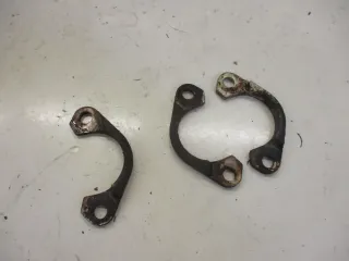 1. Kawasaki EN 500 EN500A Krümmerbefestigung  Auspuffhalter Klemmen Auspuff Krüm - Bild 3
