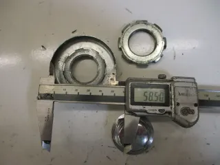 3. Honda CBF 600 NA ABS Hornet PC 38 Mutter Distanzscheibe Gabel Gabeljoch SW30 - Bild 2