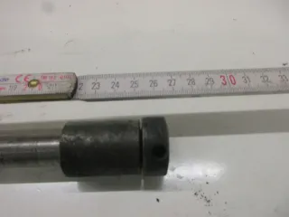 1. Suzuki GT 250 Ram Air Steckachse hinten 17 mm Achse Hinterrad Felge axle - Bild 2