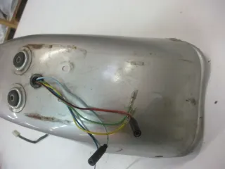 Cagiva Aletta Electra 125 Verkleidung Fender Schutzblech hinten Kotflügel silber - Bild 3