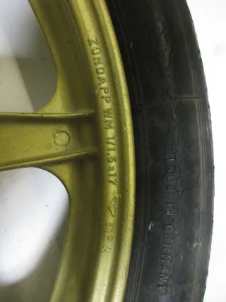H9. Zündapp KS 50 WC Felge vorne Vorderrad 1,6 x17 Zoll Typ A wheel - Bild 7
