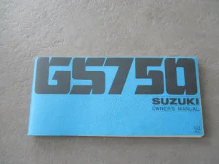 Suzuki GS 750 Bedienungsanleitung Fahrerhandbuch Handbuch Bordbuch - Bild 1