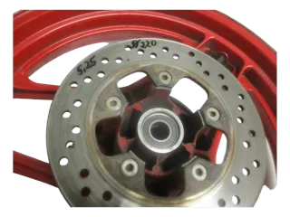 Suzuki GSX-R 750 GR 75 A Knicker Felge hinten Hinterrad 3,5x18 Zoll - Bild 4