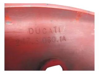 1. Ducati 750 SS ZDM Bj. 90-98 Verkleidung hinten Sitzbank oben - Bild 5