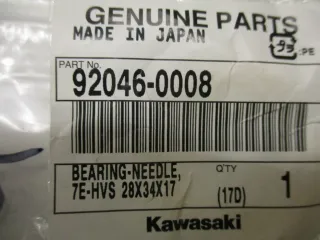 R465 Kawasaki Z 650_800_900_1000 Versys Nadellager 92046-0008 Schwinge - Bild 2