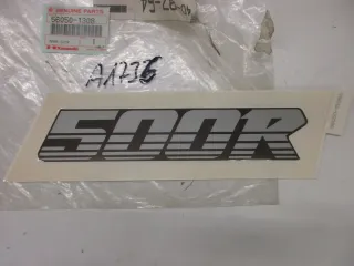 A1736 Kawasaki GPX 500 R Aufkleber Verkleidung Emblem 56050-1308 Dekor Original - Bild 2