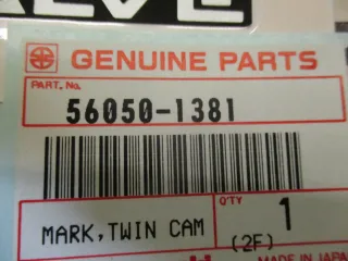 A1792 Kawasaki GPZ 500 S Dekorstreifen 56050-1381 Emblem oben - Bild 2