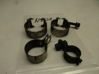 N201 BMW R 80_100 RT Auspuffschellen Krümmer Halter Kleinteile Flansche - Bild 2