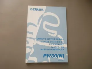 Yamaha PW 80 (N) Handbuch Wartungsanleitung Fahrerhandbuch Buch 3RV-28199-8A - Bild 1
