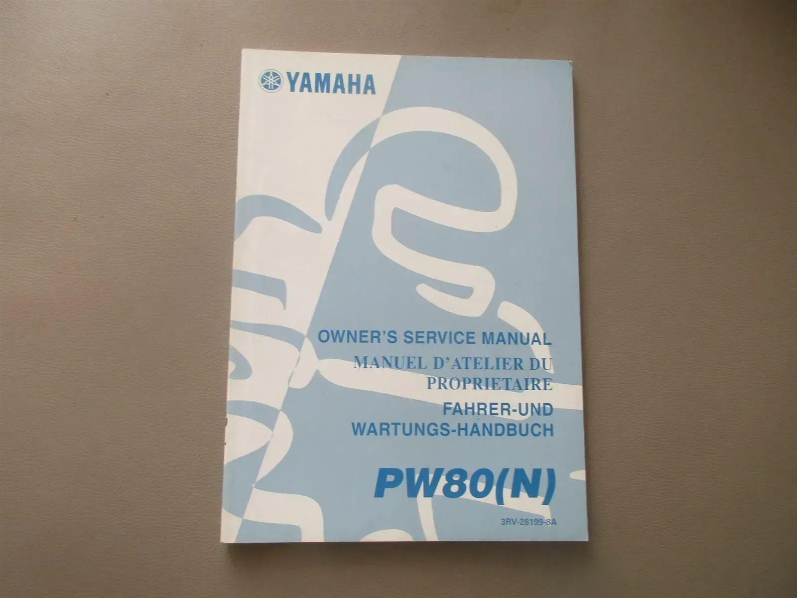 Yamaha PW 80 (N) Handbuch Wartungsanleitung Fahrerhandbuch Buch 3RV-28199-8A - Bild 1