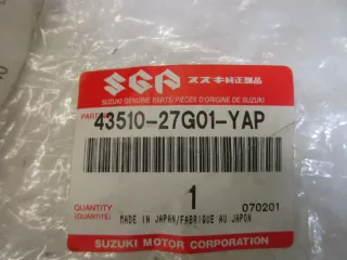 E1619. Suzuki DL 650 A V-Strom Fußrastenhalter Fussraste 43510-27G01-YAP vorne rechts - Bild 5