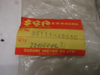 E1586. Suzuki DR 400_500 Chromring Scheinwerfer 35111-48530 Zierring Gehäuse Blende - Bild 5