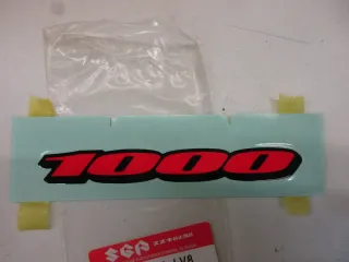 E1940. Suzuki GSX-R 1000 Aufkleber Schriftzug 68161-41G00-LV8 Dekor Verkleidung Emblem Logo - Bild 2