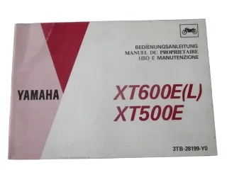 Yamaha XT 500_600 E Bedienungsanleitung Fahrerhandbuch Handbuch - Bild 1