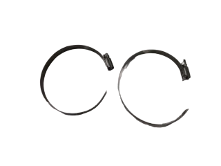 J804 Harley Davidson Breakout FXSB Auspuffschelle Hitzeschild Halter - Bild 3