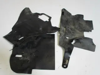 2. Honda VFR 800 FI RC 46 Gummimatten Hitzeschutz Wärmeschutz Motorschutz Motor - Bild 1