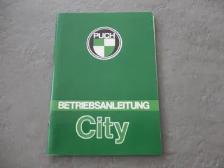 Puch City 50 ET-Nr. 907.1.74.001.1 Bedienungsanleitung Fahrerhandbuch Handbuch Bordbuch - Bild 1