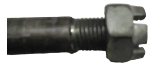 Yamaha RD 250_350 Typ 352 Steckachse hinten 15x255 mm Achse axle rear - Bild 3