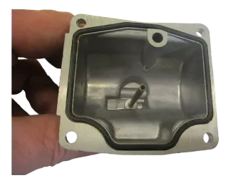 W1849 Yamaha XT 550 Schwimmergehäuse Vergaser unten Deckel Kammer - Bild 2
