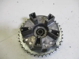 2. Honda FT 500 PC07 Flat Track Kettenradträger mit Kettenrad 40 Zähne Antrieb - Bild 1